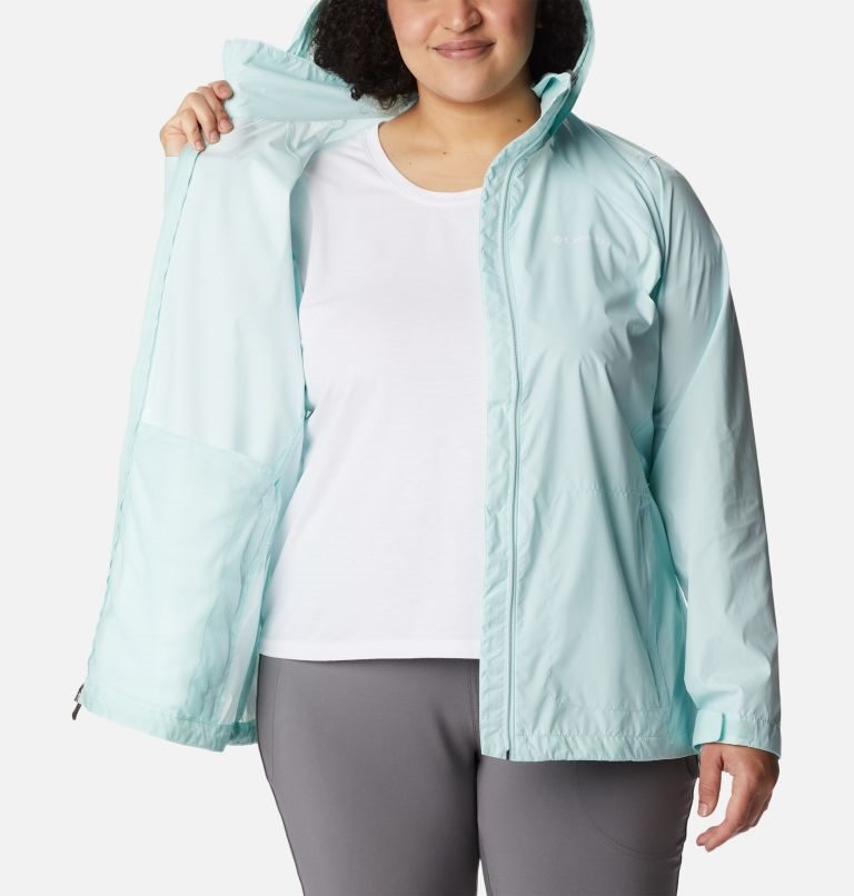 Women's Columbia Switchback III Jackets Turquoise | Plus Size CA-J630L